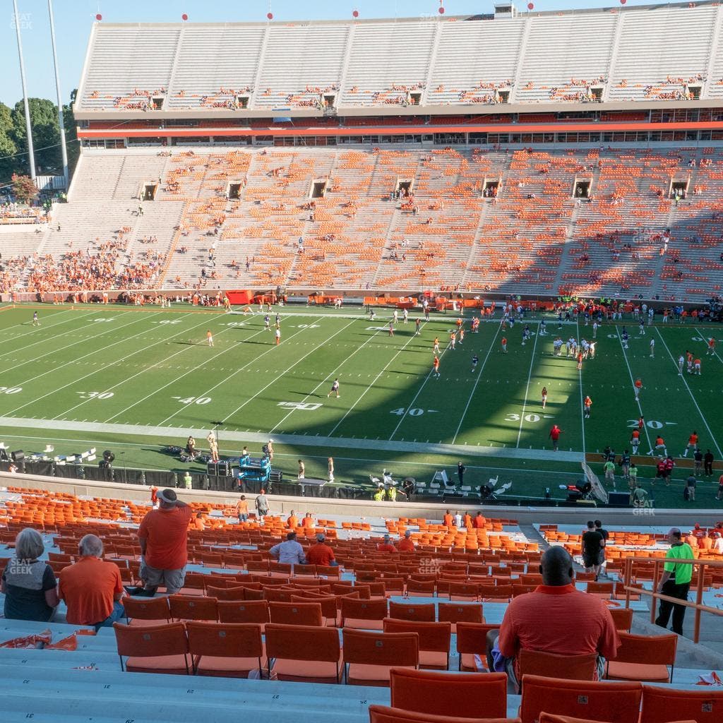 Clemson Memorial Stadium - Section Uq Seat View