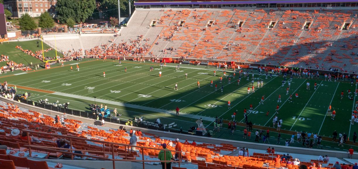 Clemson Memorial Stadium - Section Ur Seat View
