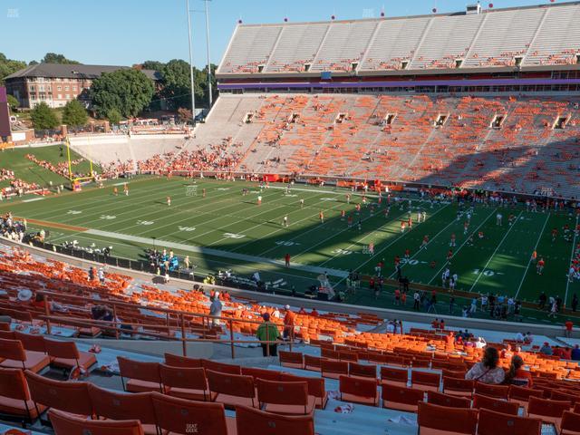 Clemson Memorial Stadium - Section Ur Seat View Clemson Memorial Stadium - Section Ur Seat View
