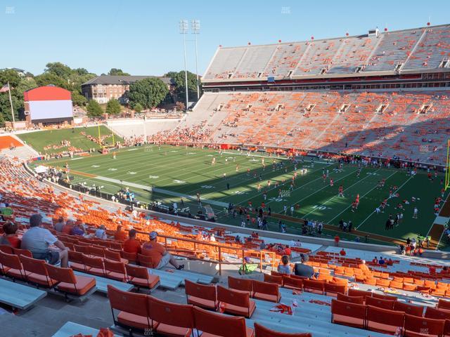 Clemson Memorial Stadium - Section Us Seat View Clemson Memorial Stadium - Section Us Seat View