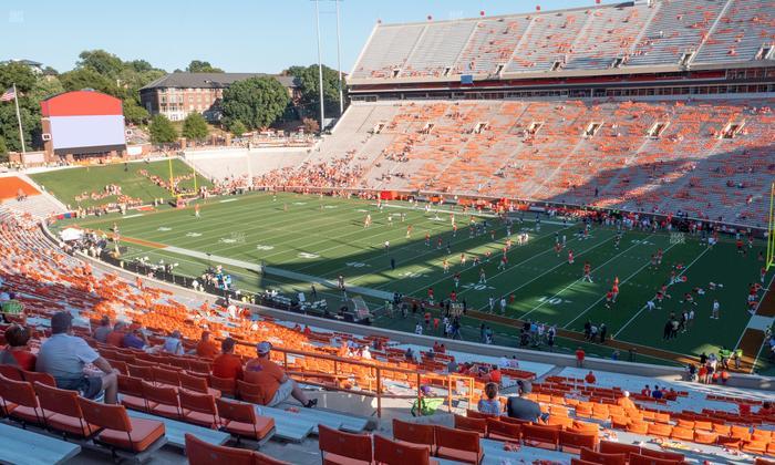 Clemson Memorial Stadium - Section Us Seat View