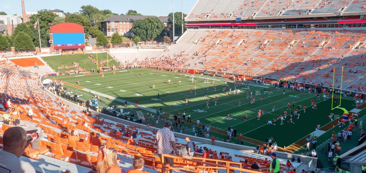 Clemson Memorial Stadium - Section Ut Seat View