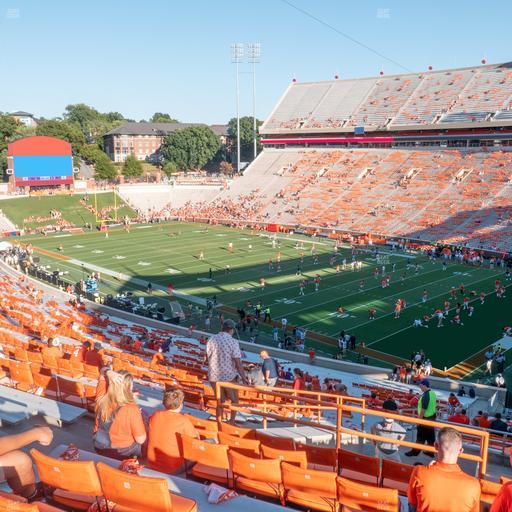 Clemson Memorial Stadium - Section Ut Seat View