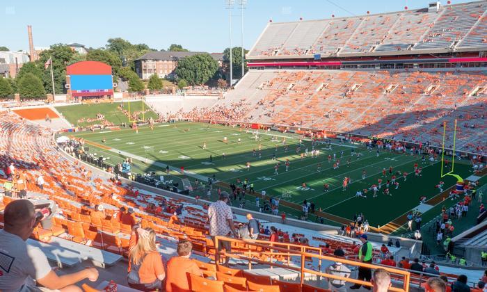 Clemson Memorial Stadium - Section Ut Seat View