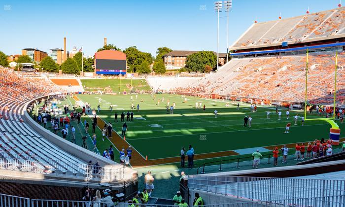 Clemson Memorial Stadium - Section V Seat View