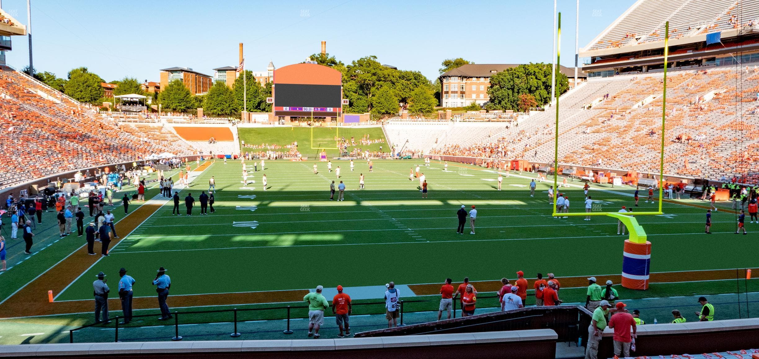 Clemson Memorial Stadium - Section W Seat View