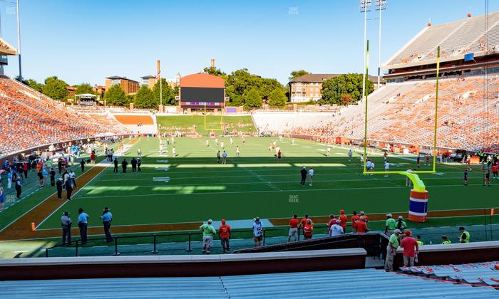 Clemson Memorial Stadium - Section W Seat View