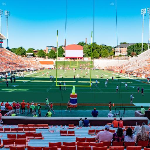 Clemson Memorial Stadium - Section X Seat View