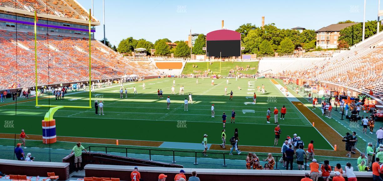 Clemson Memorial Stadium - Section Y Seat View