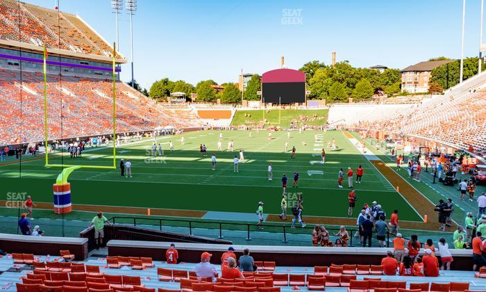 Clemson Memorial Stadium - Section Y Seat View