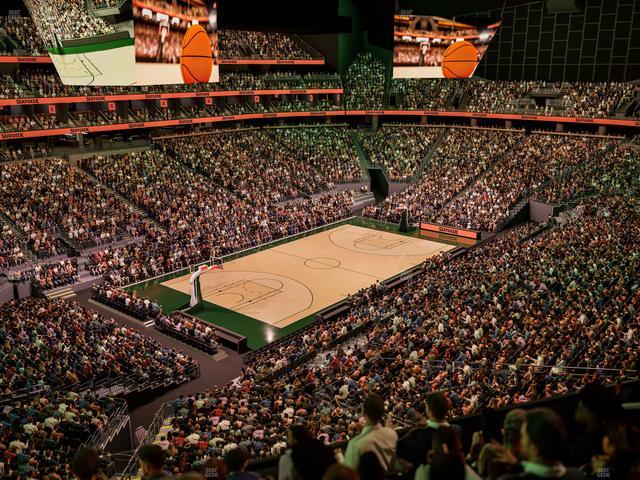 Climate Pledge Arena - Section 104 Seat View