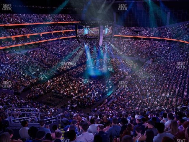 Climate Pledge Arena - Section 105 Seat View