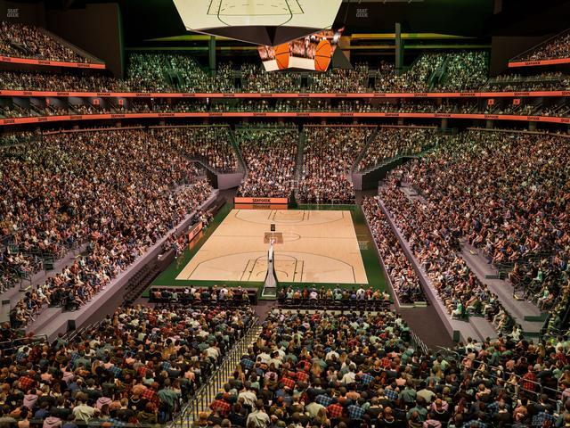 Climate Pledge Arena - Section 120 W Seat View