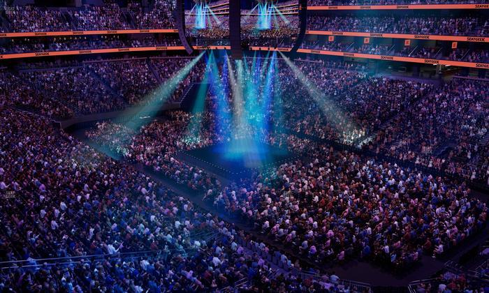 Climate Pledge Arena - Section 124 W Seat View