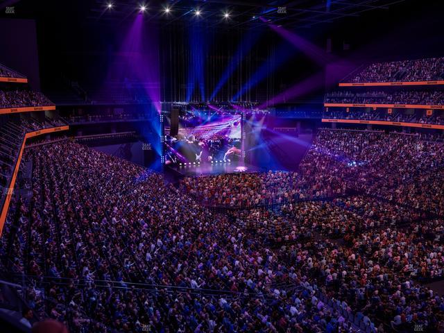 Climate Pledge Arena - Section 124 Seat View