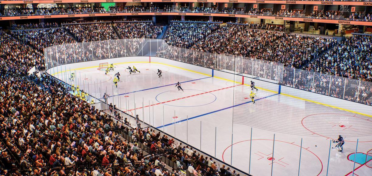 Climate Pledge Arena - Section 124 Seat View