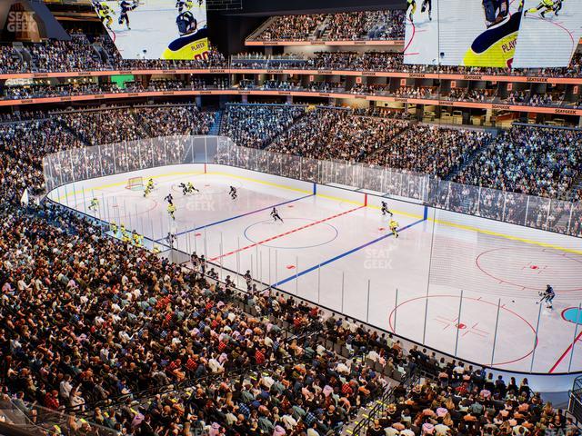 Climate Pledge Arena - Section 125 W Seat View Climate Pledge Arena - Section 125 W Seat View