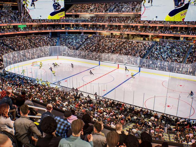 Climate Pledge Arena - Section 125 Seat View Climate Pledge Arena - Section 125 Seat View