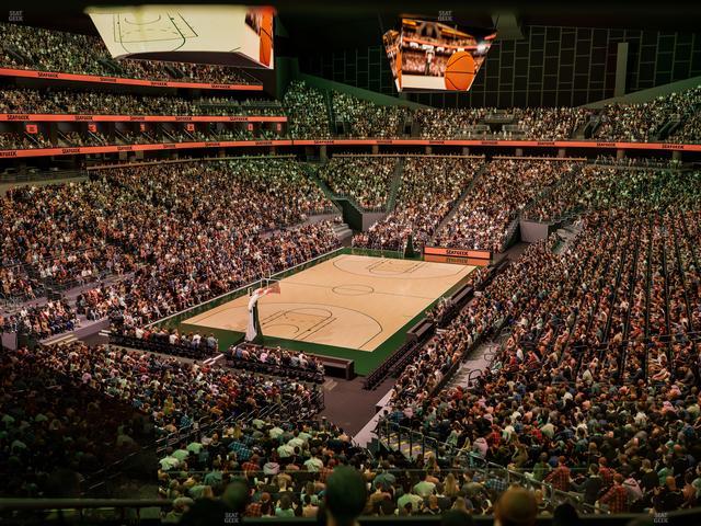 Climate Pledge Arena - Section Box 3 D Seat View