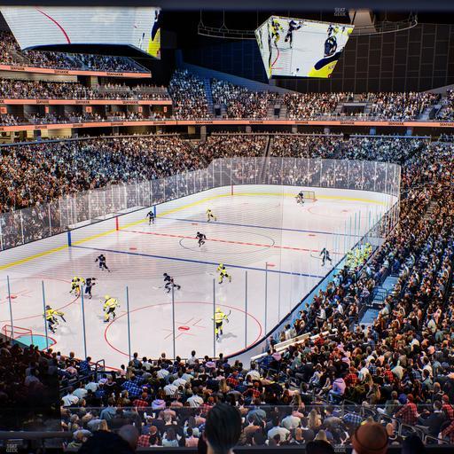 Climate Pledge Arena - Section Box 3 D Seat View