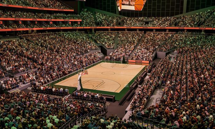Climate Pledge Arena - Section Box 4 B Seat View