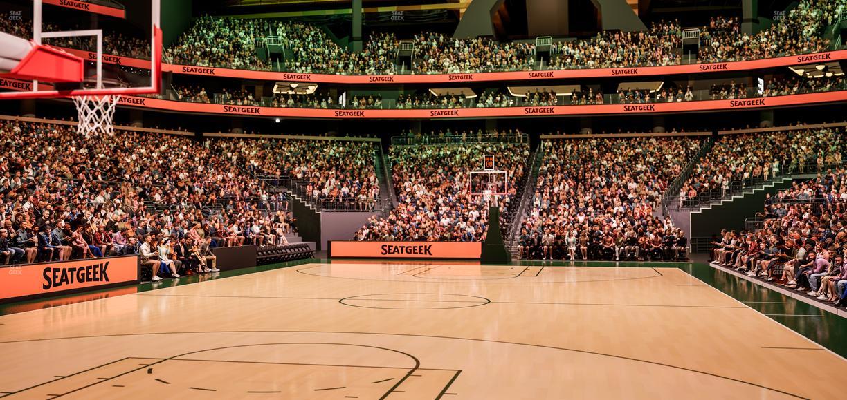 Climate Pledge Arena - Section Floor 20 Seat View