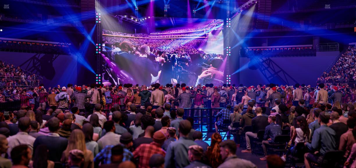 Climate Pledge Arena - Section Floor C Seat View