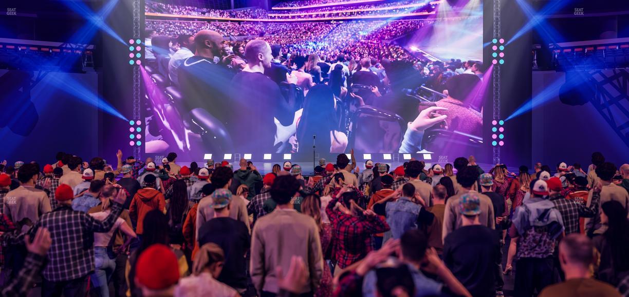 Climate Pledge Arena - Section Ga Pit Seat View