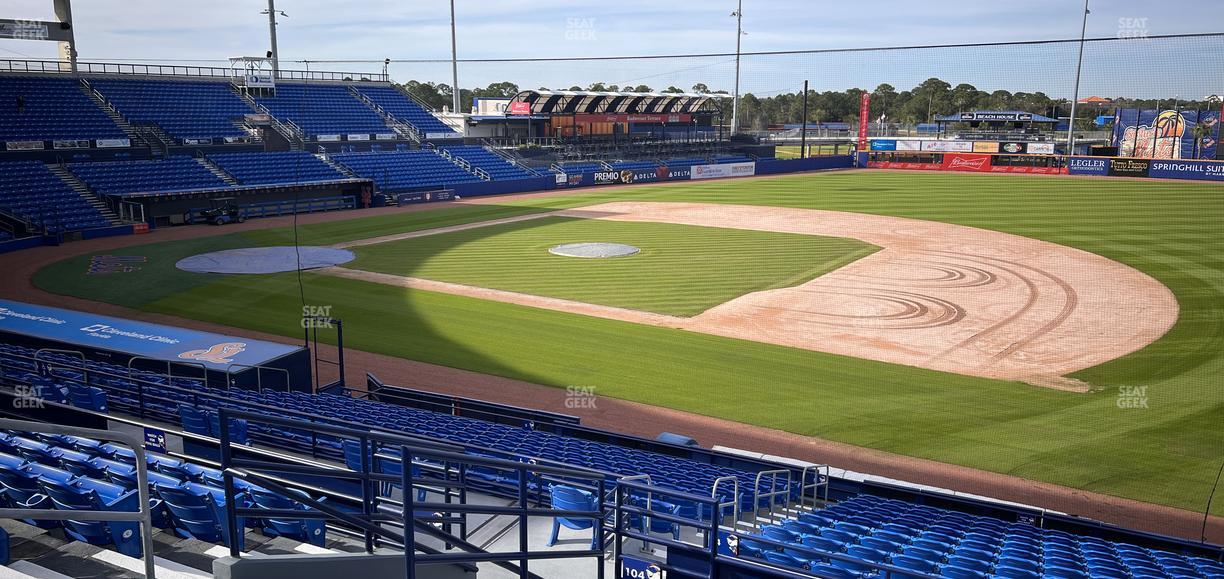 Clover Park - Port St. Lucie - Section 104 Seat View