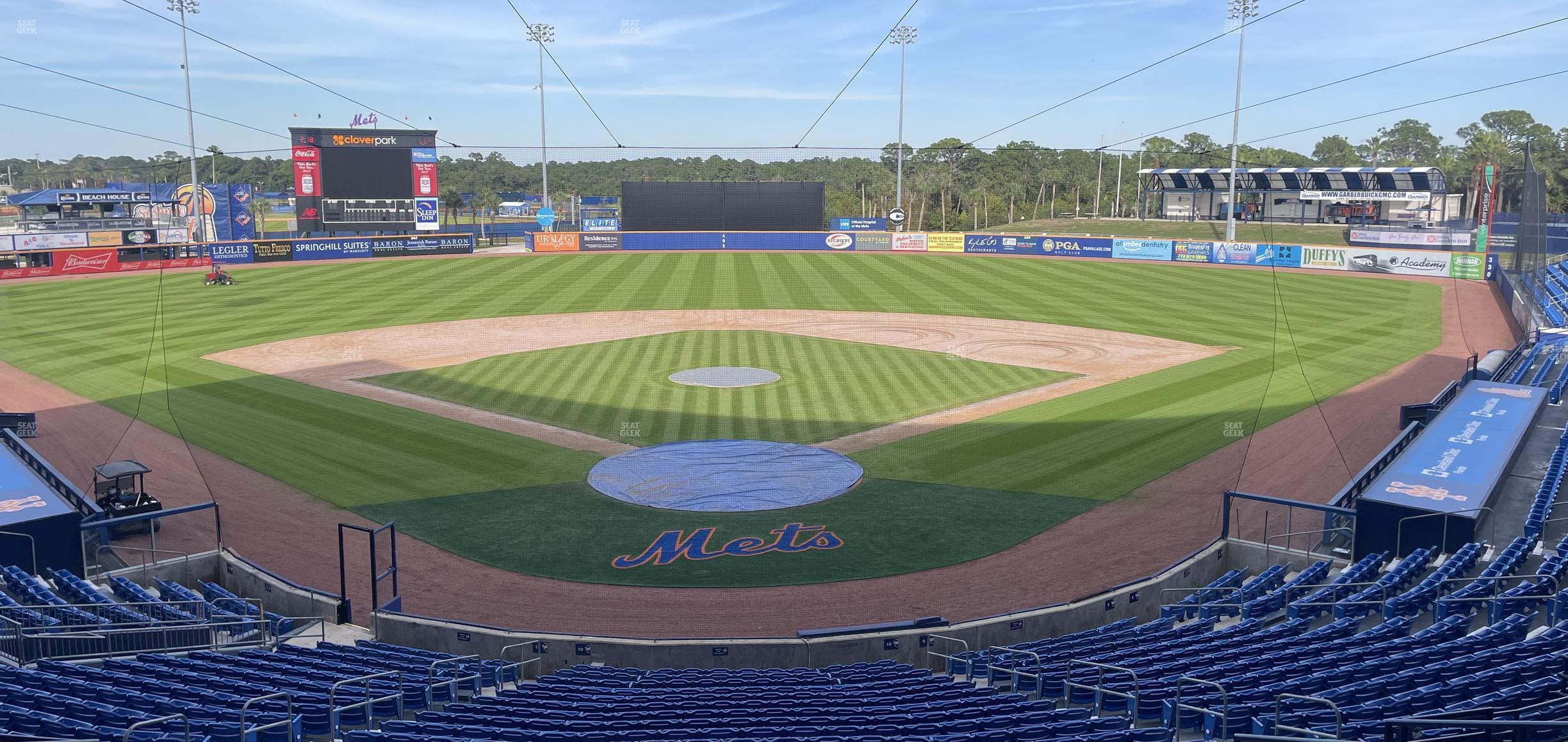 Clover Park - Port St. Lucie - Section 110 Seat View
