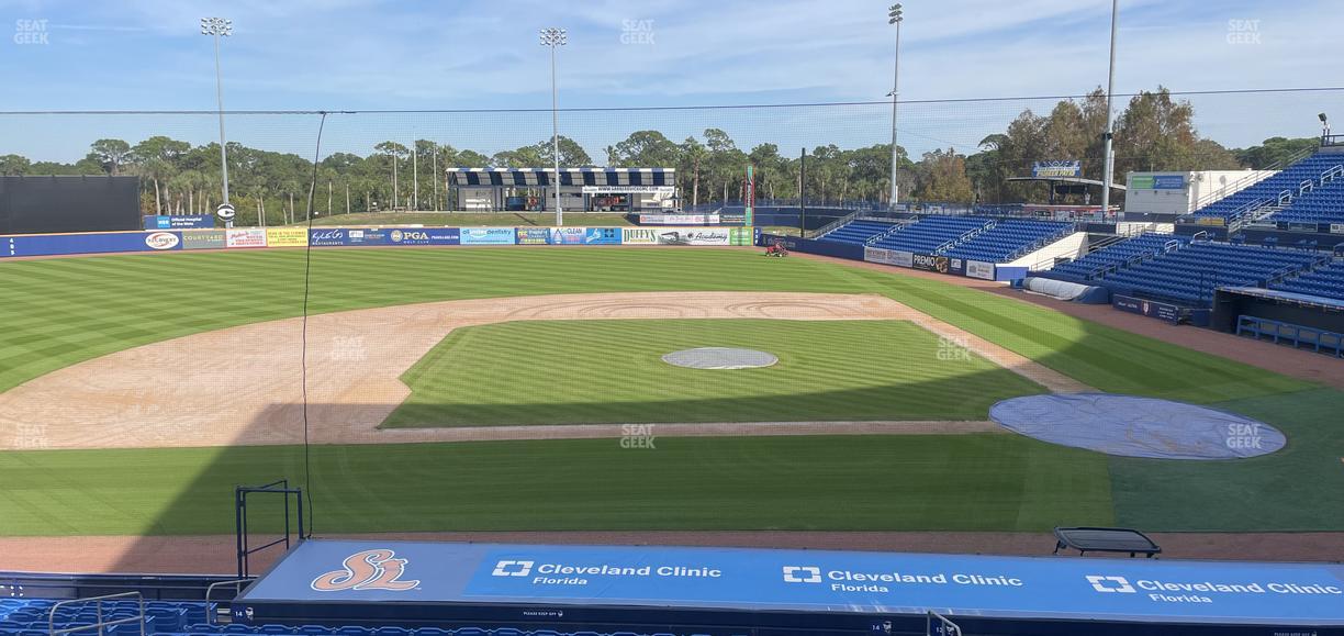 Clover Park - Port St. Lucie - Section 114 Seat View