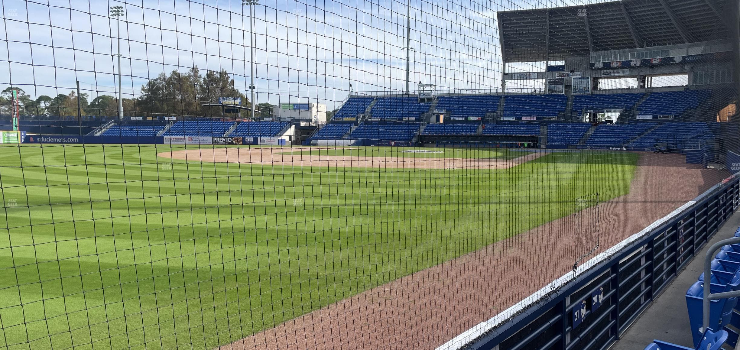Clover Park - Port St. Lucie - Section 21 Seat View