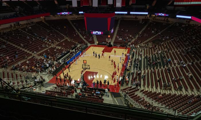 Colonial Life Arena - Section 214 Seat View