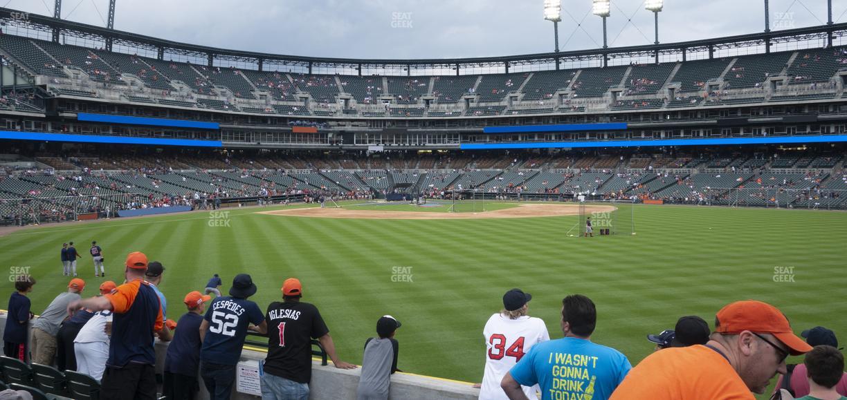 Comerica Park - Section 101 Seat View