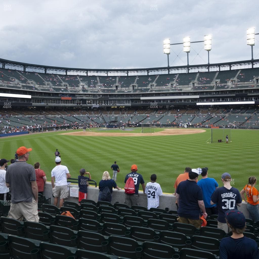 Comerica Park - Section 102 Seat View