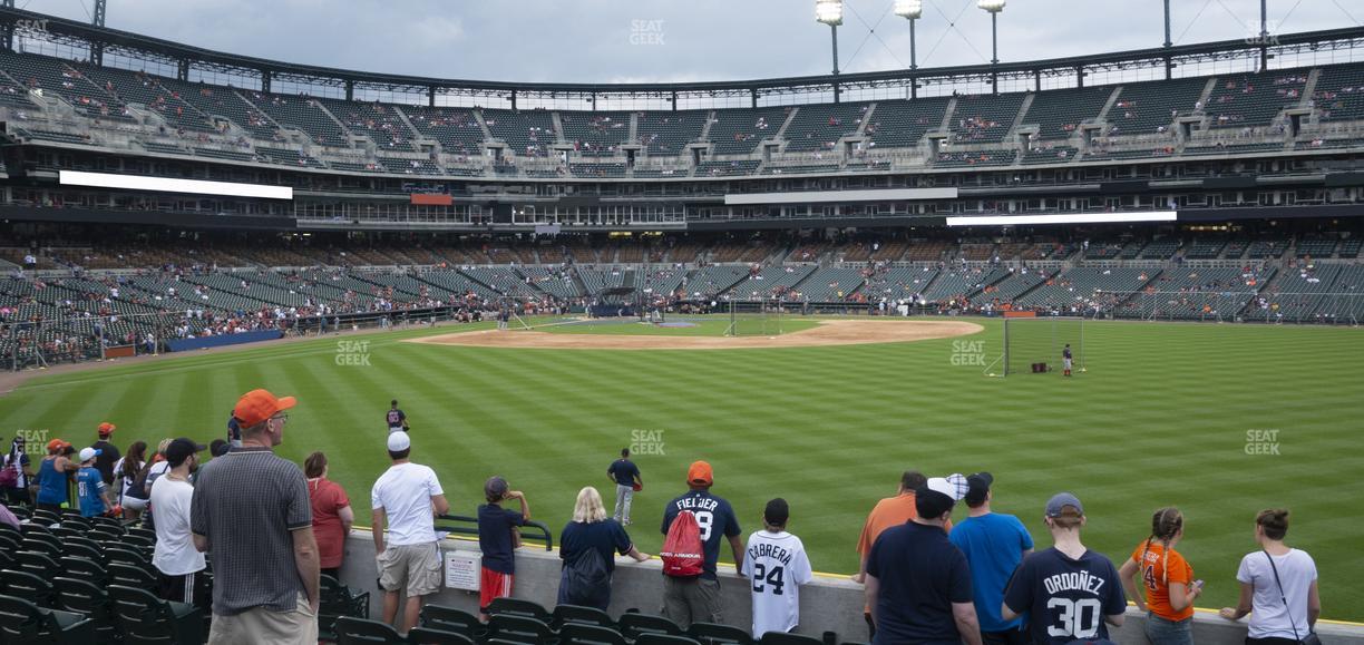 Comerica Park - Section 102 Seat View