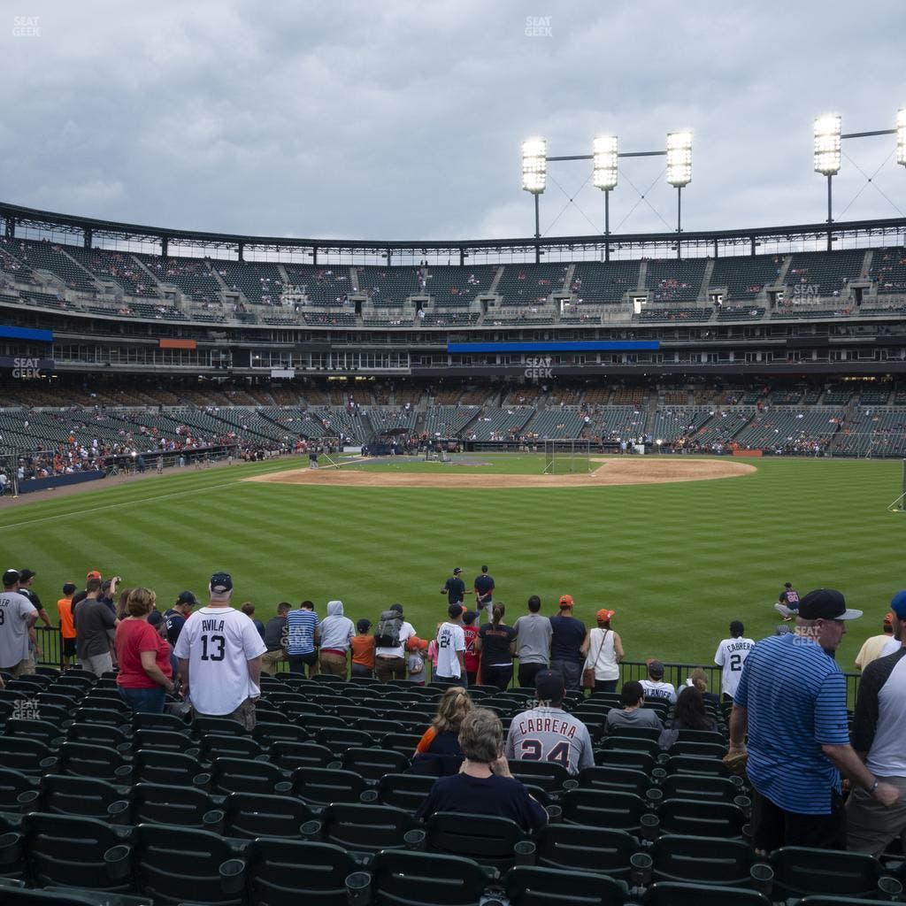 Comerica Park - Section 104 Seat View