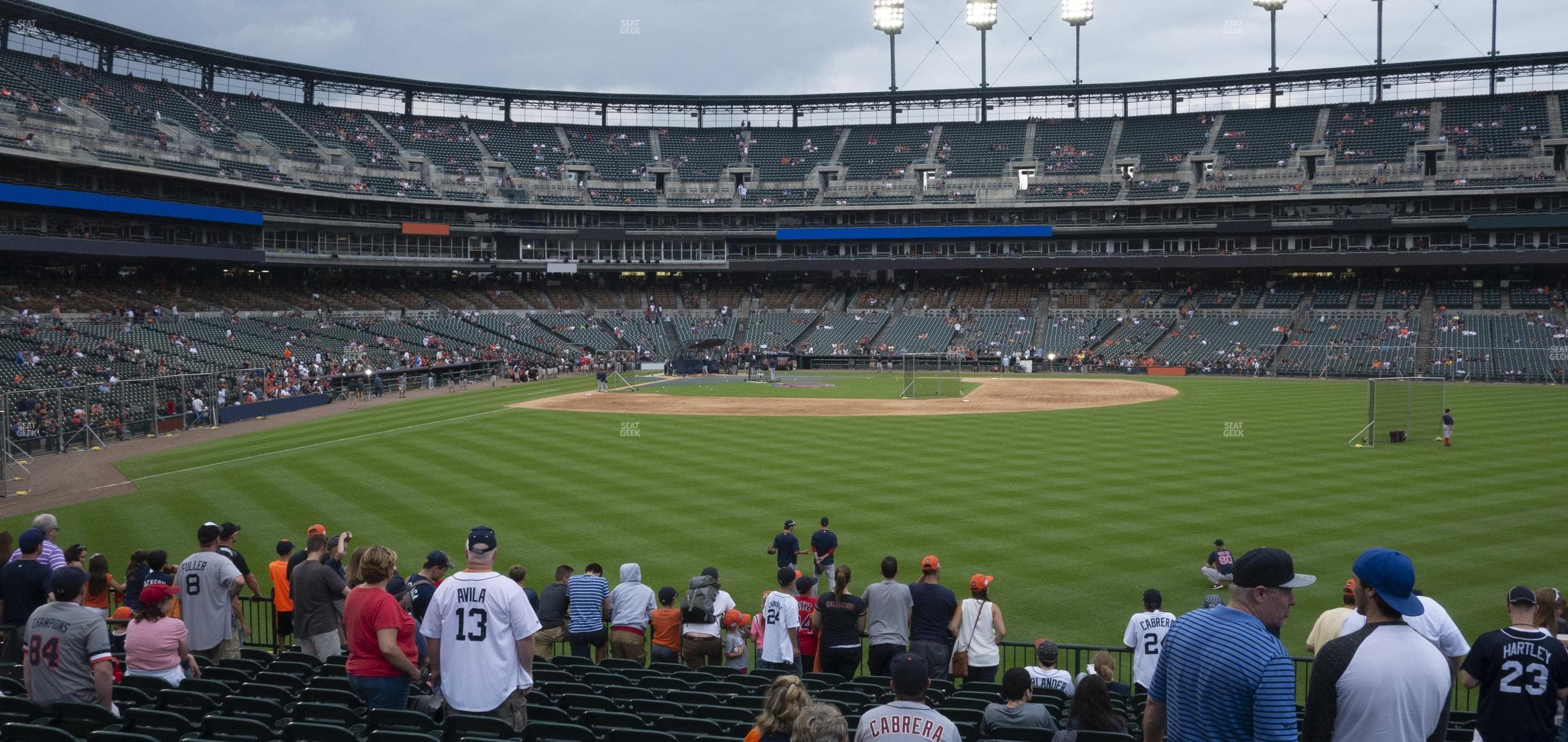 Comerica Park - Section 104 Seat View
