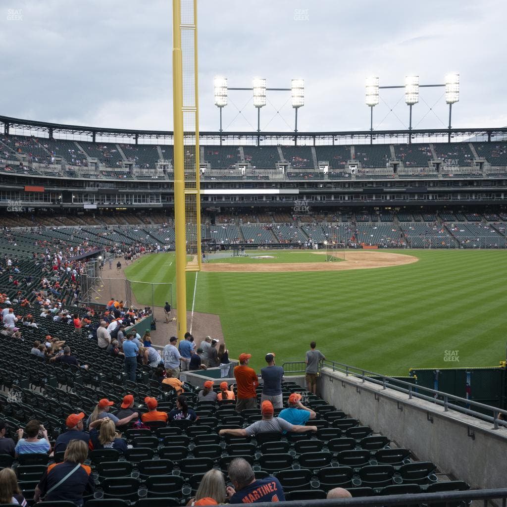 Comerica Park - Section 107 Seat View