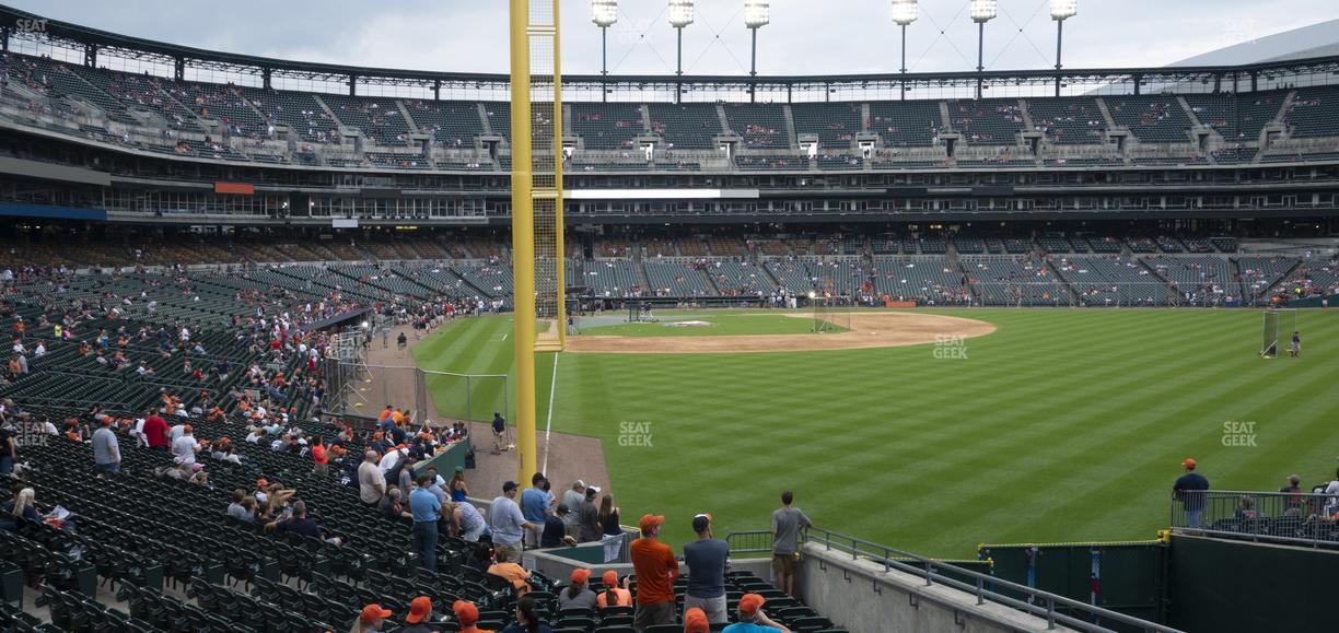 Comerica Park - Section 107 Seat View
