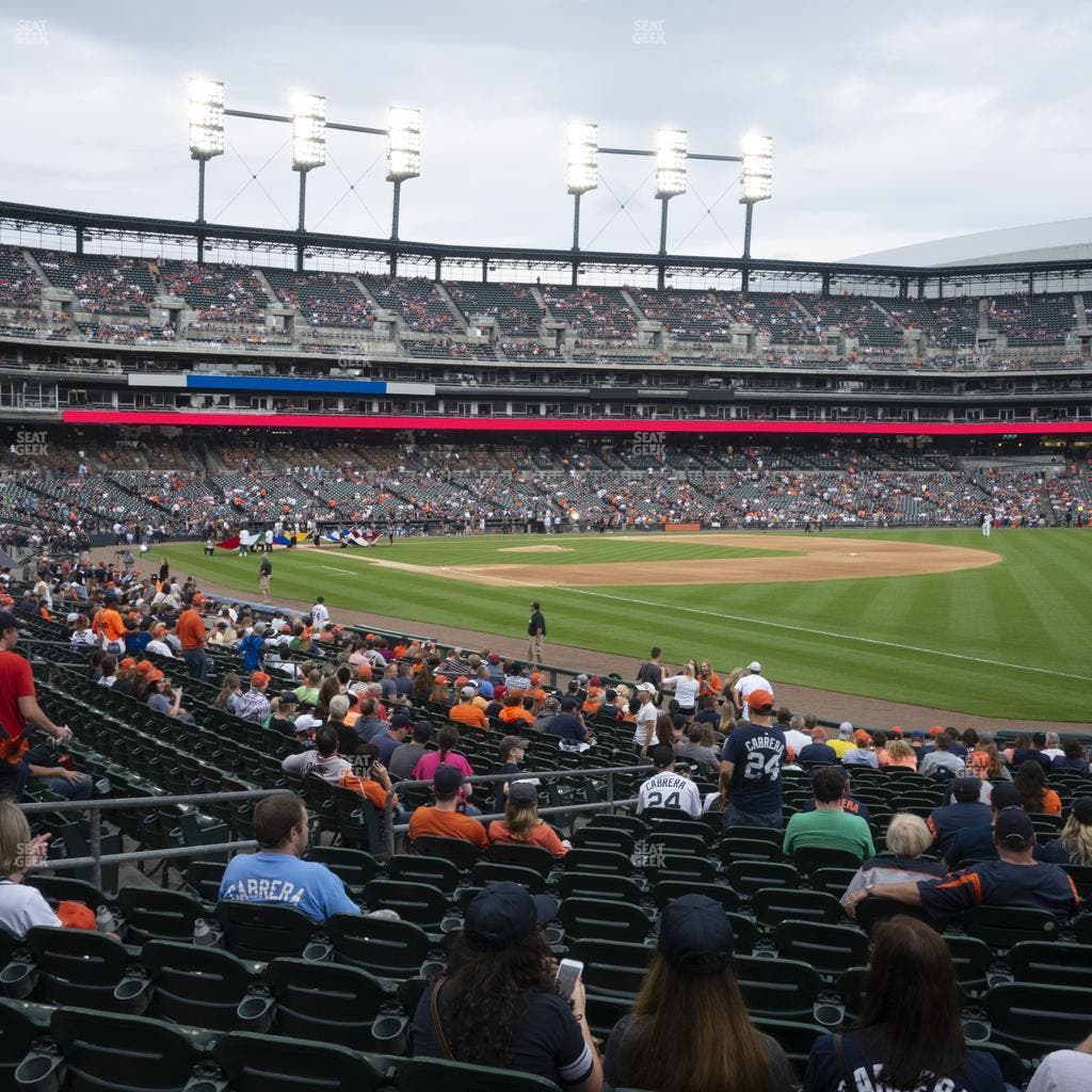 Comerica Park - Section 115 Seat View