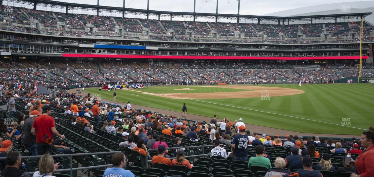 Comerica Park - Section 115 Seat View