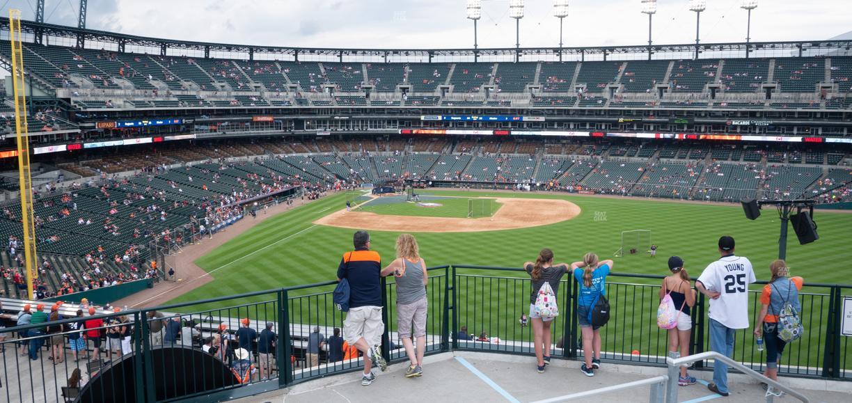 Comerica Park - Section Sro Seat View