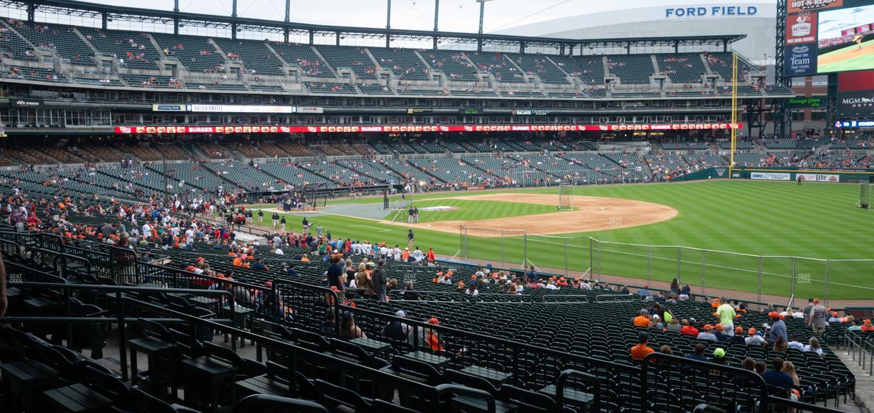 Comerica Park - Section Terrace 116 A Seat View