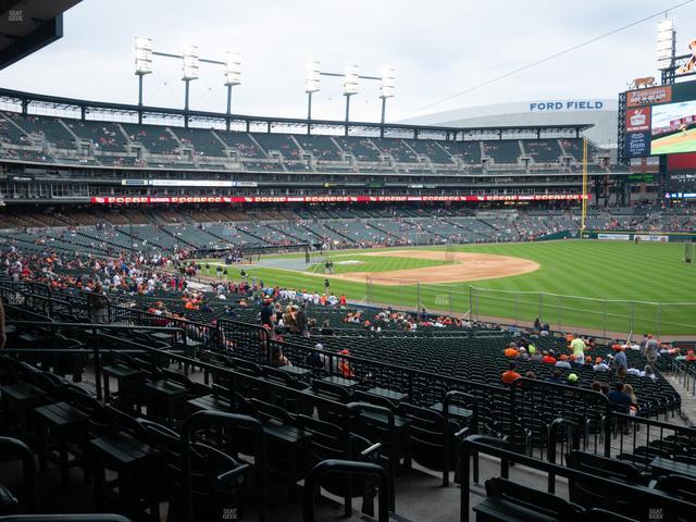 Comerica Park - Section Terrace 116 A Seat View