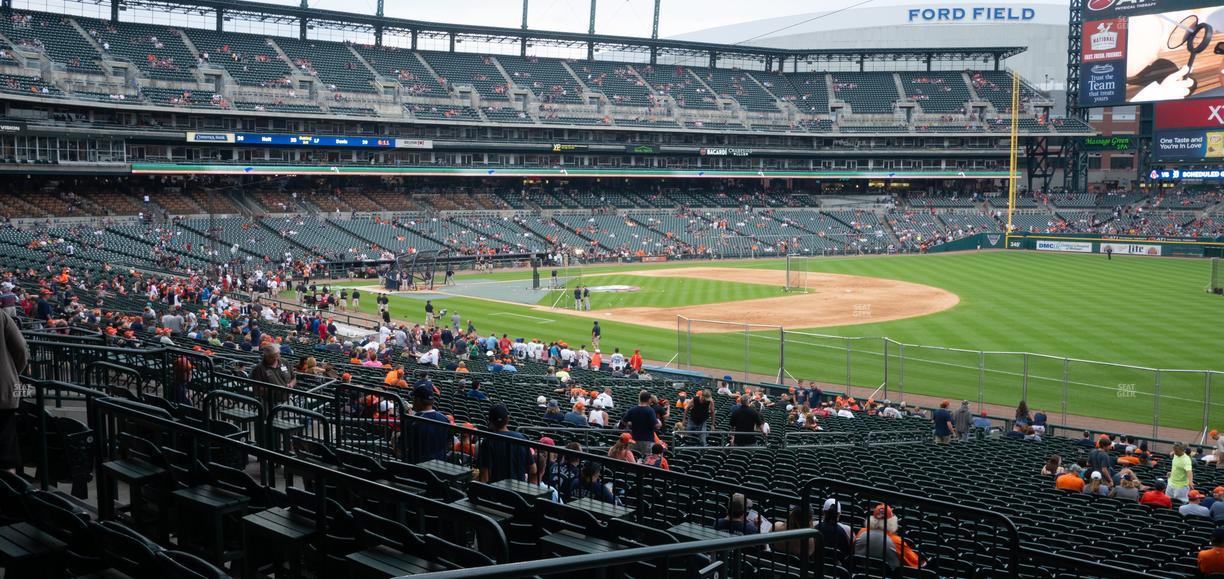 Comerica Park - Section Terrace 116 B Seat View