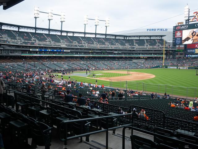 Comerica Park - Section Terrace 116 B Seat View