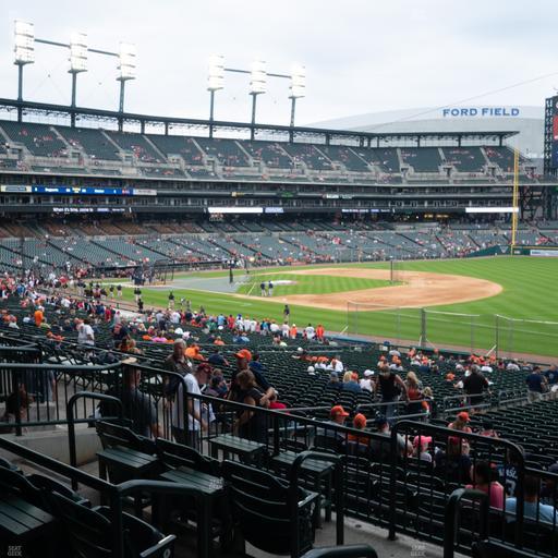 Comerica Park - Section Terrace 116 C Seat View