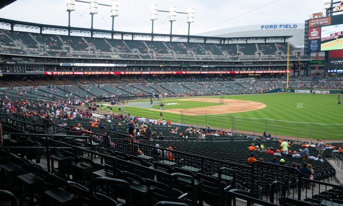 Comerica Park - Section Terrace 116 Seat View