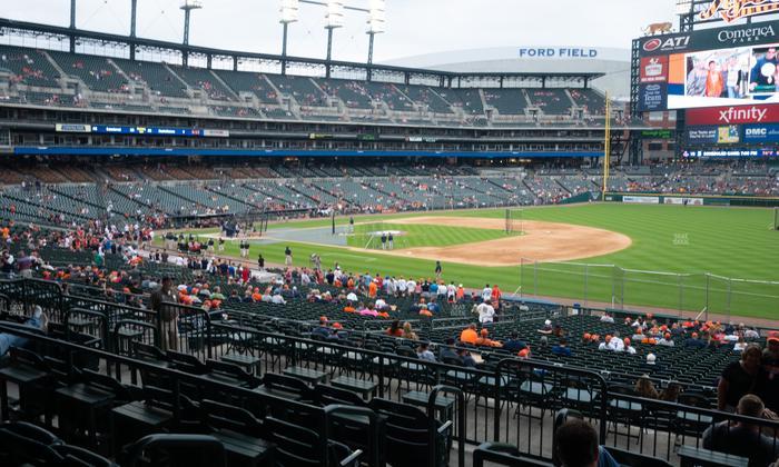 Comerica Park - Section Terrace 117 A Seat View